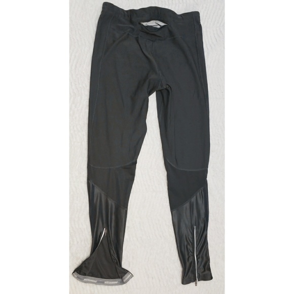 Dark Gray Nike Zip Leggings - Picture 3 of 5